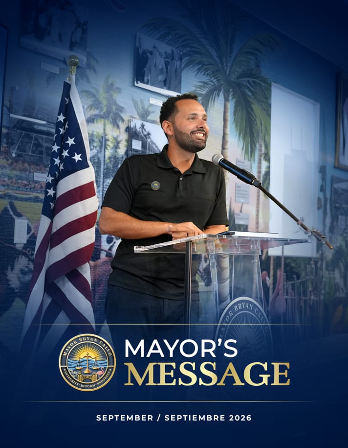 Mayor's Message — September 2026 Newsletter